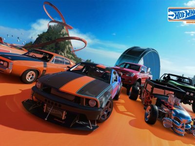 Forza Horizon 5 Hot Wheels orange track