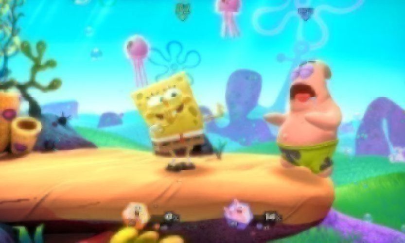 Nickelodeon All-Star Brawl voice acting Spongebob Patrick