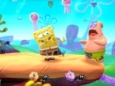 Nickelodeon All-Star Brawl voice acting Spongebob Patrick
