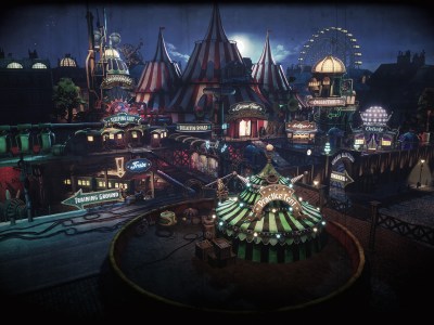 Circus Electrique trailer carnival tents