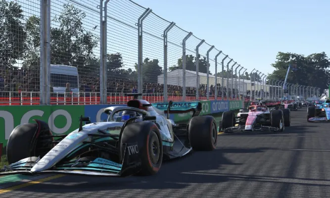 F1 22 Review Mercedes Lewis Hamilton Australia Featured Image