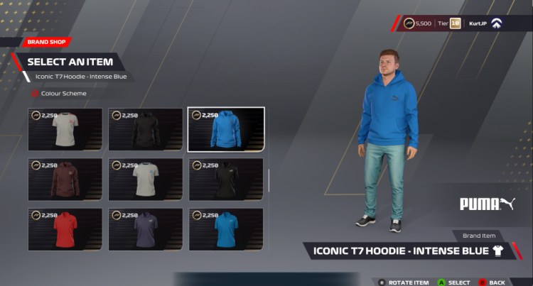 F1 22 Review Puma Iconic T7 Hoodie Intense Blue Pitcoin