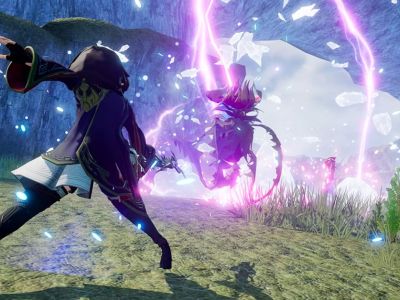Harvestella game battle lightning ice