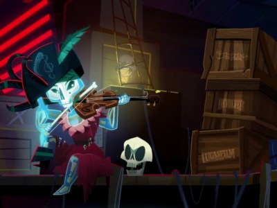 Return To Monkey Island comments skeleton violin