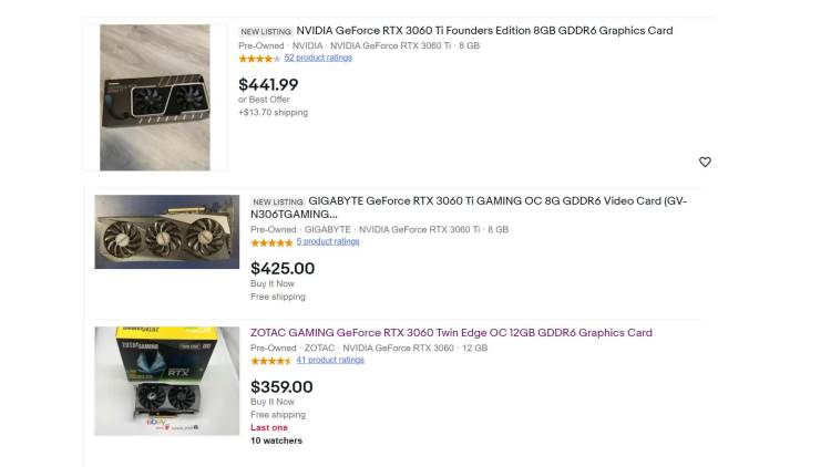 Rtx 3060 Ti Cheap Deals Ebay Sale Nvidia Geforce Zotac Evga Gigabyte Asus