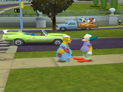 Simpsons Hit and Run remake Homer Krusty