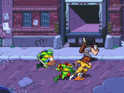 TMNT Shredder's Revenge Casey Jones four players