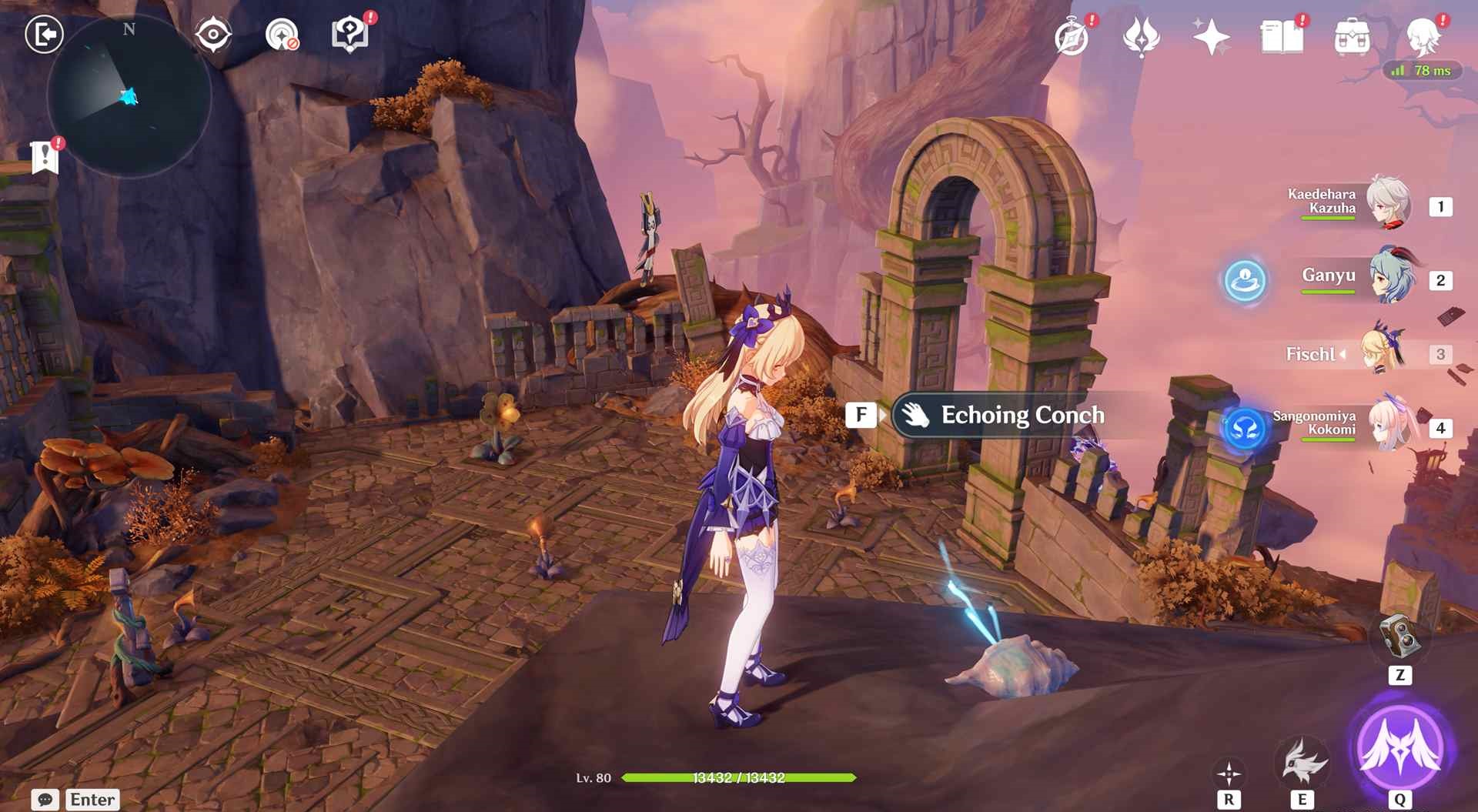 Genshin Impact Phantasmal Conch Blazin' Trails Mirage Domain