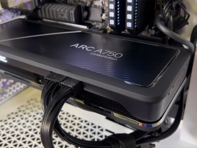 Intel Arc A750 Showcase Close Up