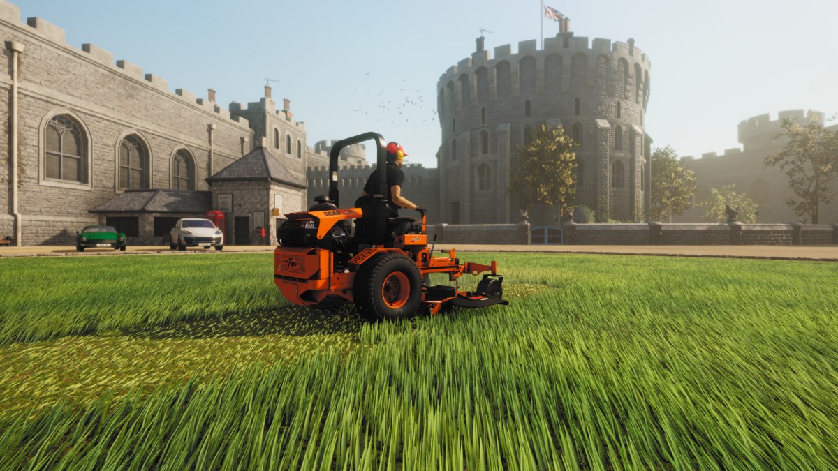 Lawn Mowing Simulator free castle