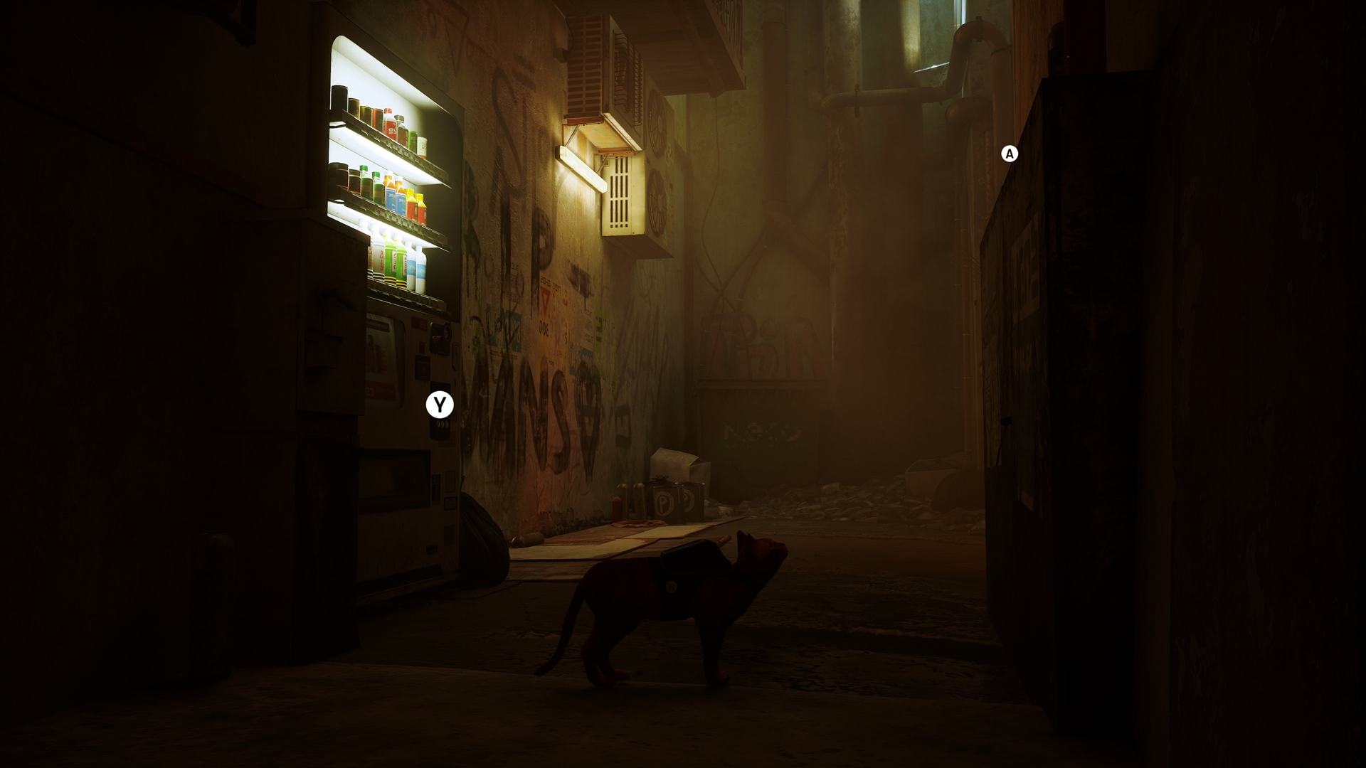 Stray All Energy Drink and Vending Machine locations guide (The Slums)