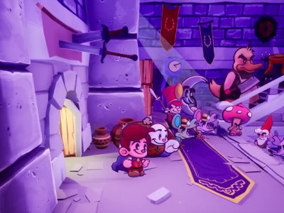 Flynt Buckler game Sleepy Castle storybook characters