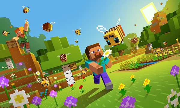 Minecraft NFTs field bees
