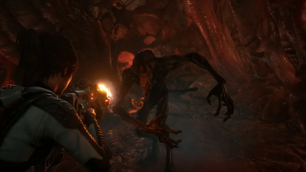 Scars Above Trailer With Gameplay Of Combat Against An Alien