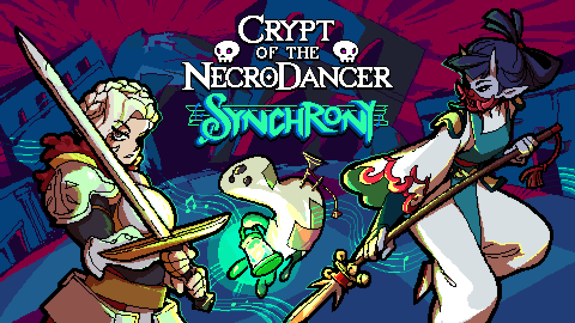 Crypt Of The Necrodancer Dlc Synchrony Online Multiplayer New Characters Mod Support