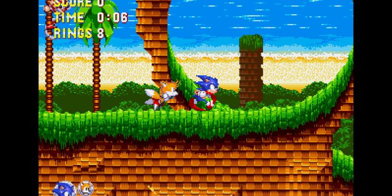 Sonic Triple Trouble remake 16 Bit Tails first level