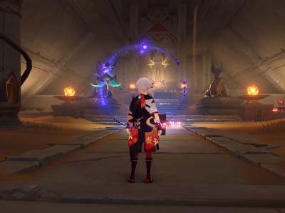 Genshin Impact Golden Slumber Lost In The Sands Abdju Pit Ruins Scarlet Sand Slate