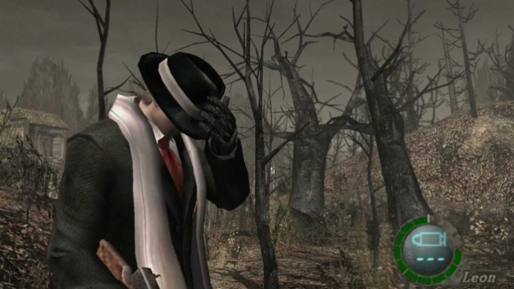 Leon In A Mafia Outfit In Resident Evil 4. A Game To Replay During Dry Season