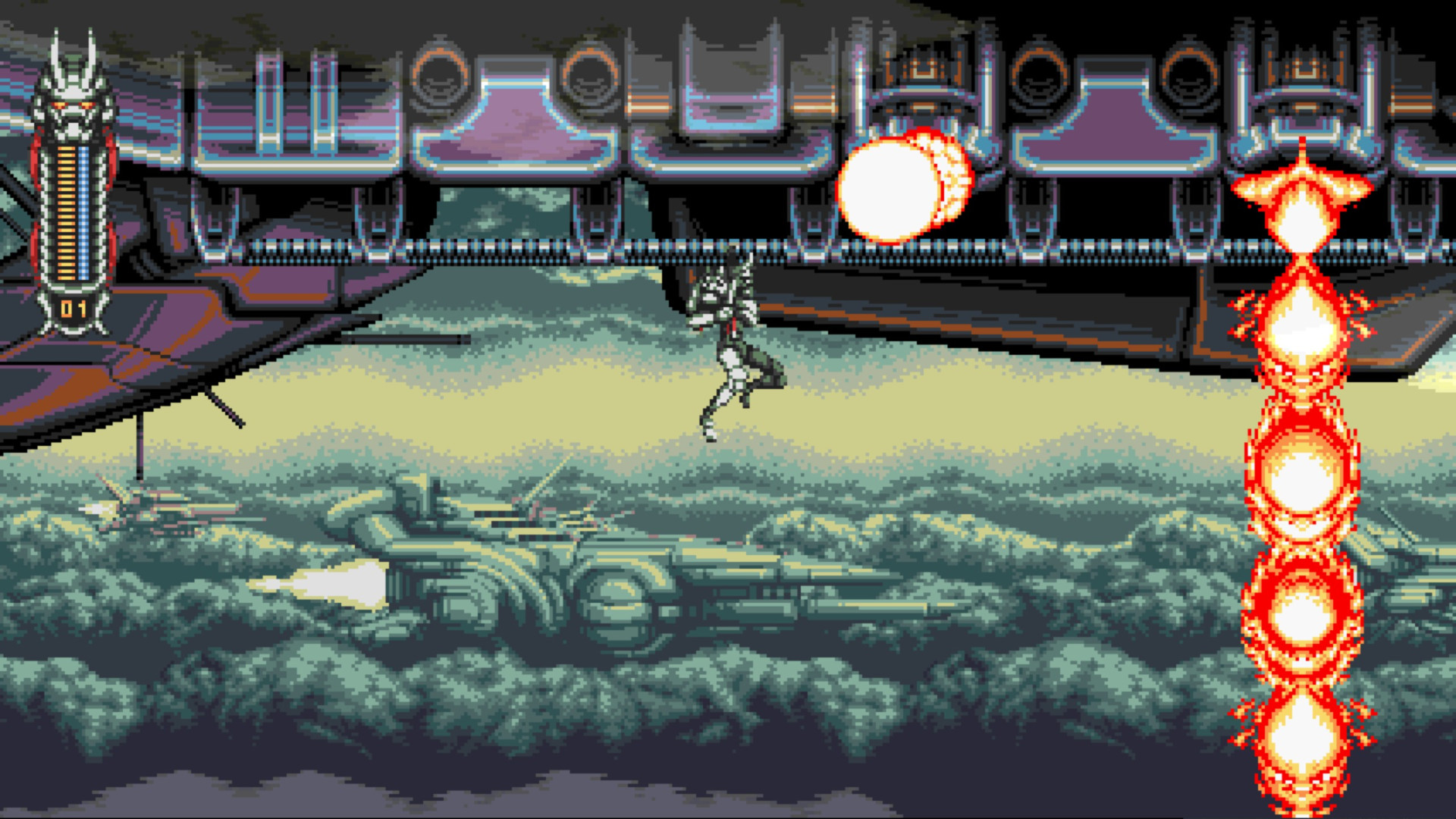 Análisis Vengeful Guardian: Moonrider, venganza ninja de 16 bits