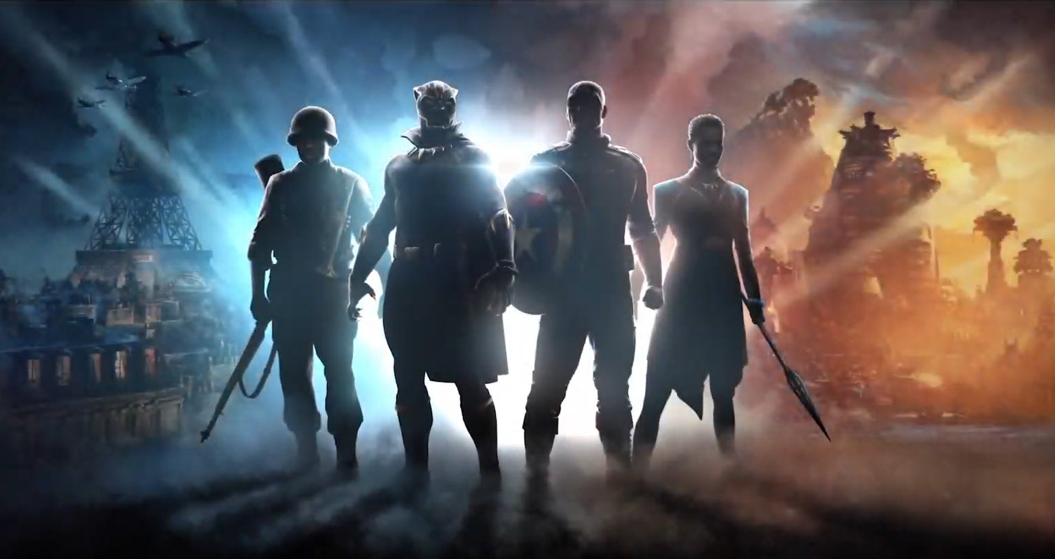 Skydance Marvel Game Black Panther Captain America