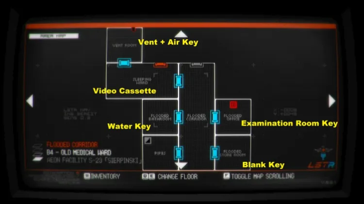 Signalis 5 Lock Door Key Puzzle Guide Water Key Air Key Gold Key 1 Map