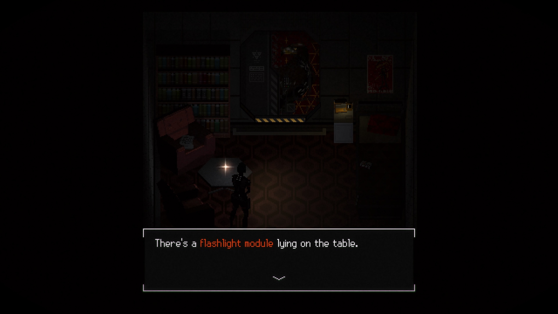 Signalis Flashlight Module and dark rooms guide