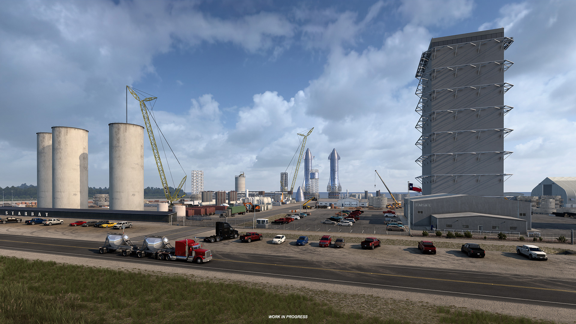 Spacex Starbase In American Truck Simulator