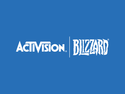 Activision Blizzard labor blue logo