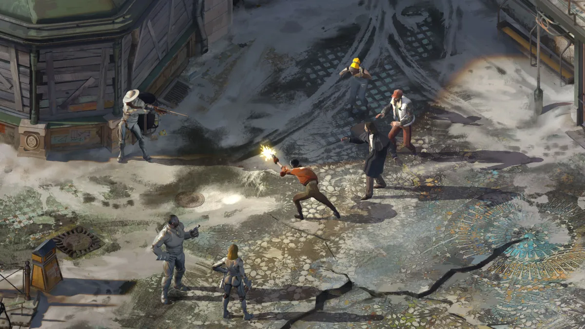 Disco Elysium developers in-game firefight