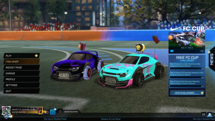 Rocket League Join Party Adding A Player