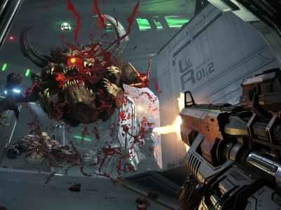 Bethesda Doom Eternal Floating Alien