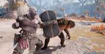 God Of War Ragnarok Series Kratos Shield Combat
