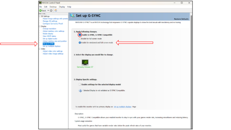 How To Enable G Sync Is It Good Should Use Gaming