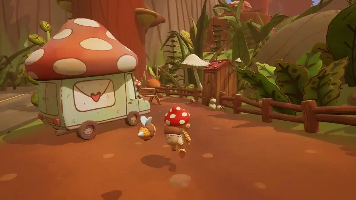 Mail Time PC Forest Mushroom Truck