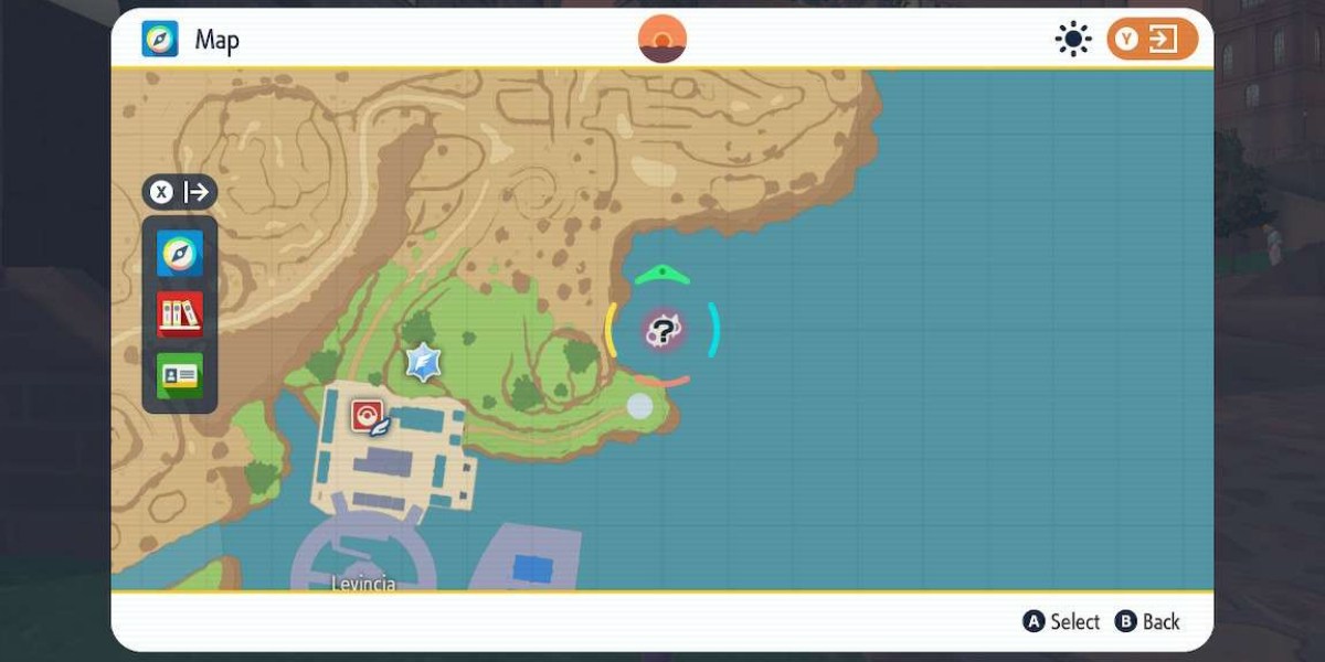 What are the question marks on the map in Pokémon Scarlet and Violet