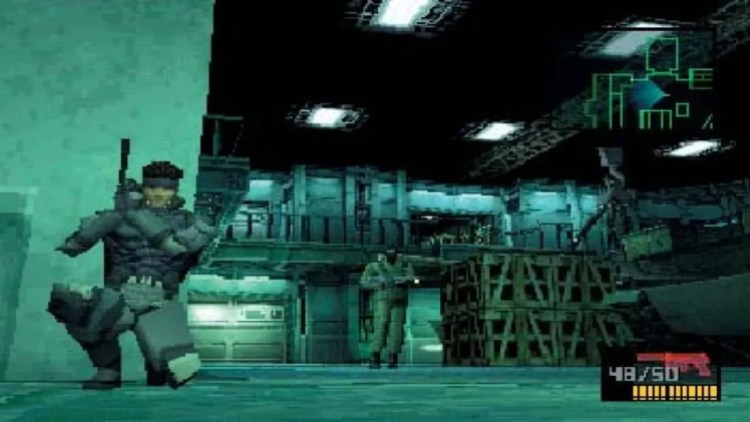 Solid Snake Behind Wall Metal Gear Solid