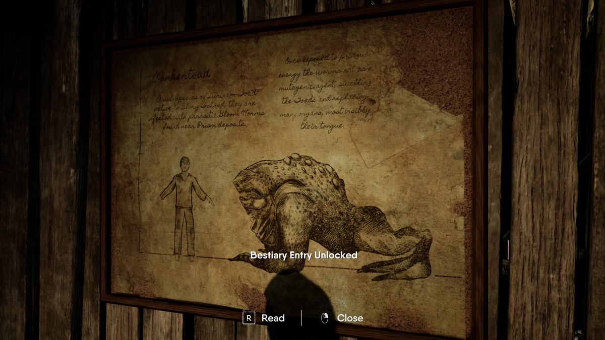 Why do people think that bestiary entries can be unlocked by