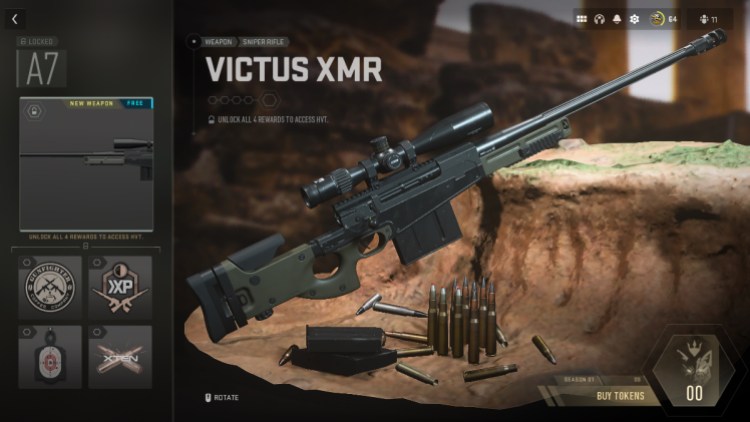 Victuc Xmr Sniper Rifle Mw2 Unlock Battle Pass