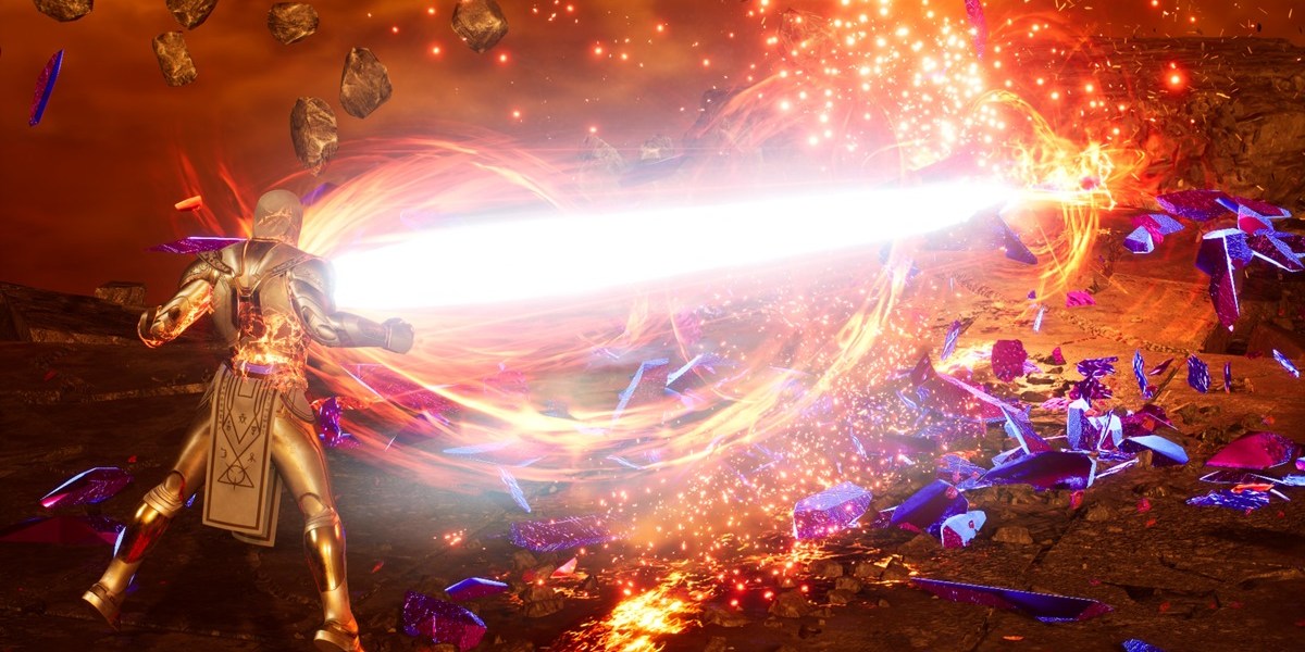 Marvel's Midnight Suns Iron Man Legendary Challenge Iron Will Hellfire Beam Legendary Card
