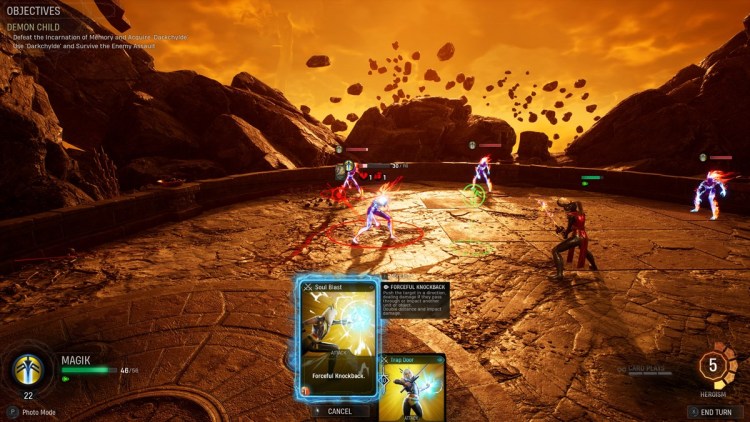 Легендарная карта Marvel's Midnight Suns Magik Legendary Challenge Darkchylde Guide 2