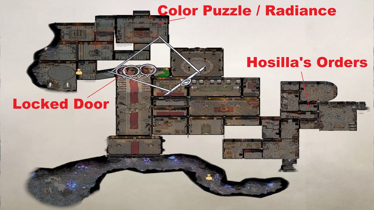 Pathfinder Wrath Of The Righteous Shield Maze Puzzle Guide Radiance 1 Map