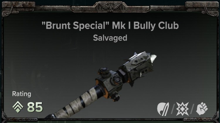 Brunt Special Bully Club Best Warhammer 40k Darktide Weapons
