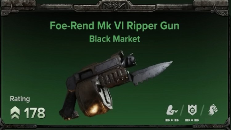 Foe Fend Mk 4 Ripper Gun Best Warhammer 40k Darktide Weapons