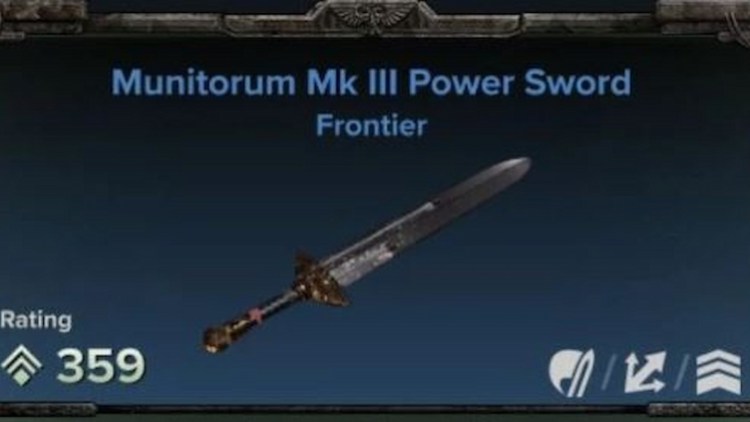 Munitorum Power Sword bdtw