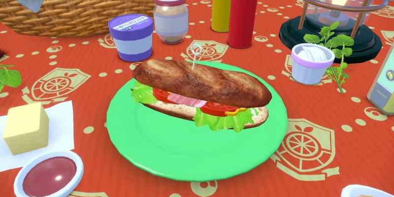 Pokemon Scarlet Violet Meal Power Sandwich