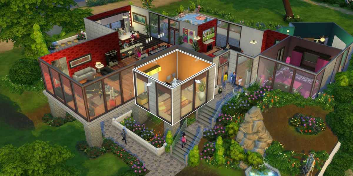 Sims 4 Move Objects House Overhead View