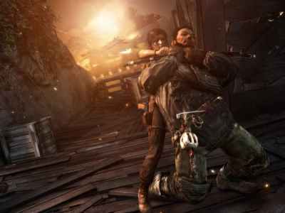 Tomb Raider Amazon Lara Croft Chokehold