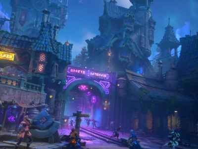 Wayfinder ARPG City Entrance