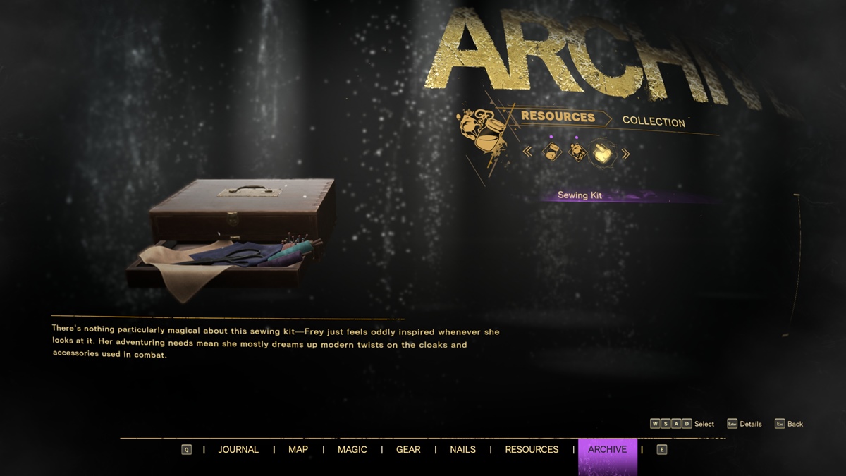 Forspoken Secret Cloak Collar secreto Monedas antiguas Kit de costura 2b