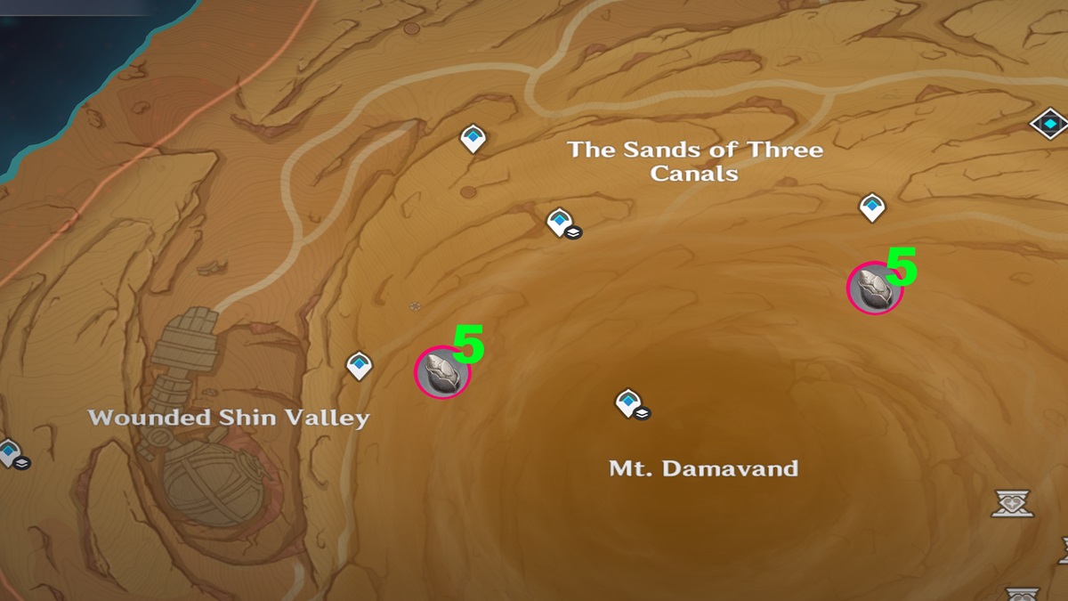 Genshin Impact Sand Grease Pupa Farming Locations Guide Alhaitham Dehya 3 Map